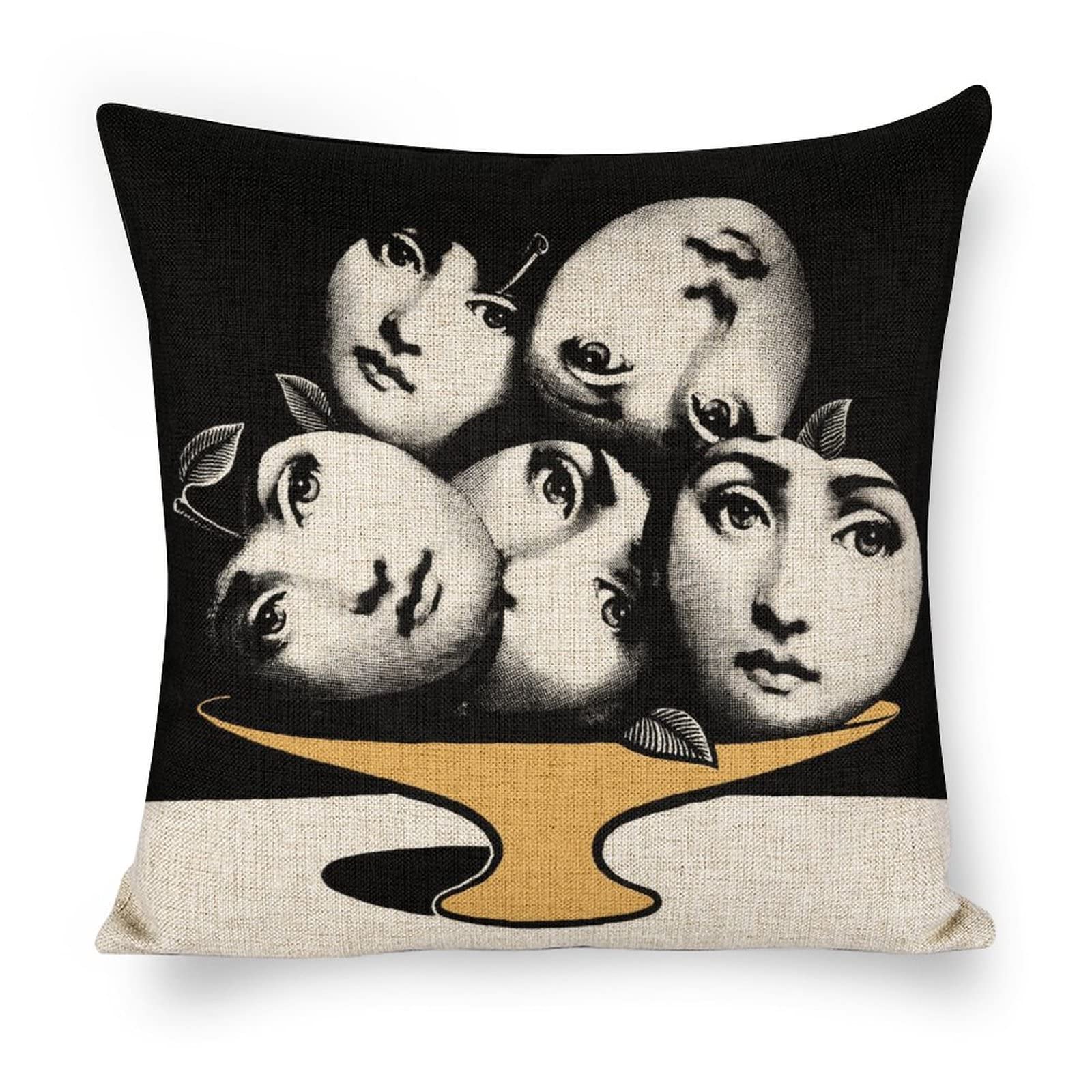 Lina Cavalieri Fornasetti Cushion Covers Linen Cushion Covers