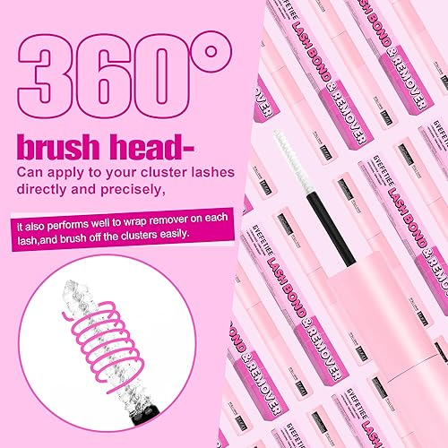 Miniatura 5 de Adhesivo y removedor de pestañas para extensiones de pestañas individuales, extensión de pestañas individuales, extensión de pestañas impermeable,