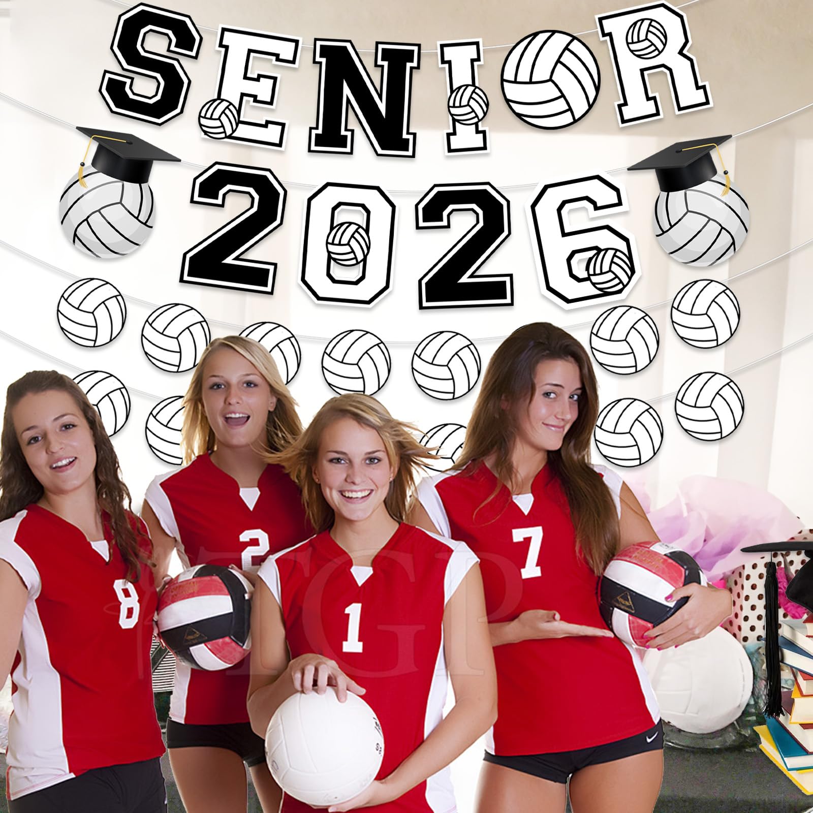 Modèle D'Affiche De Volley-ball De Nuit Pour Les Seniors, Soirée De Volley-ball Pour Les Seniors, Modèle D'Affiche De Lycée, Senior 2025 - France