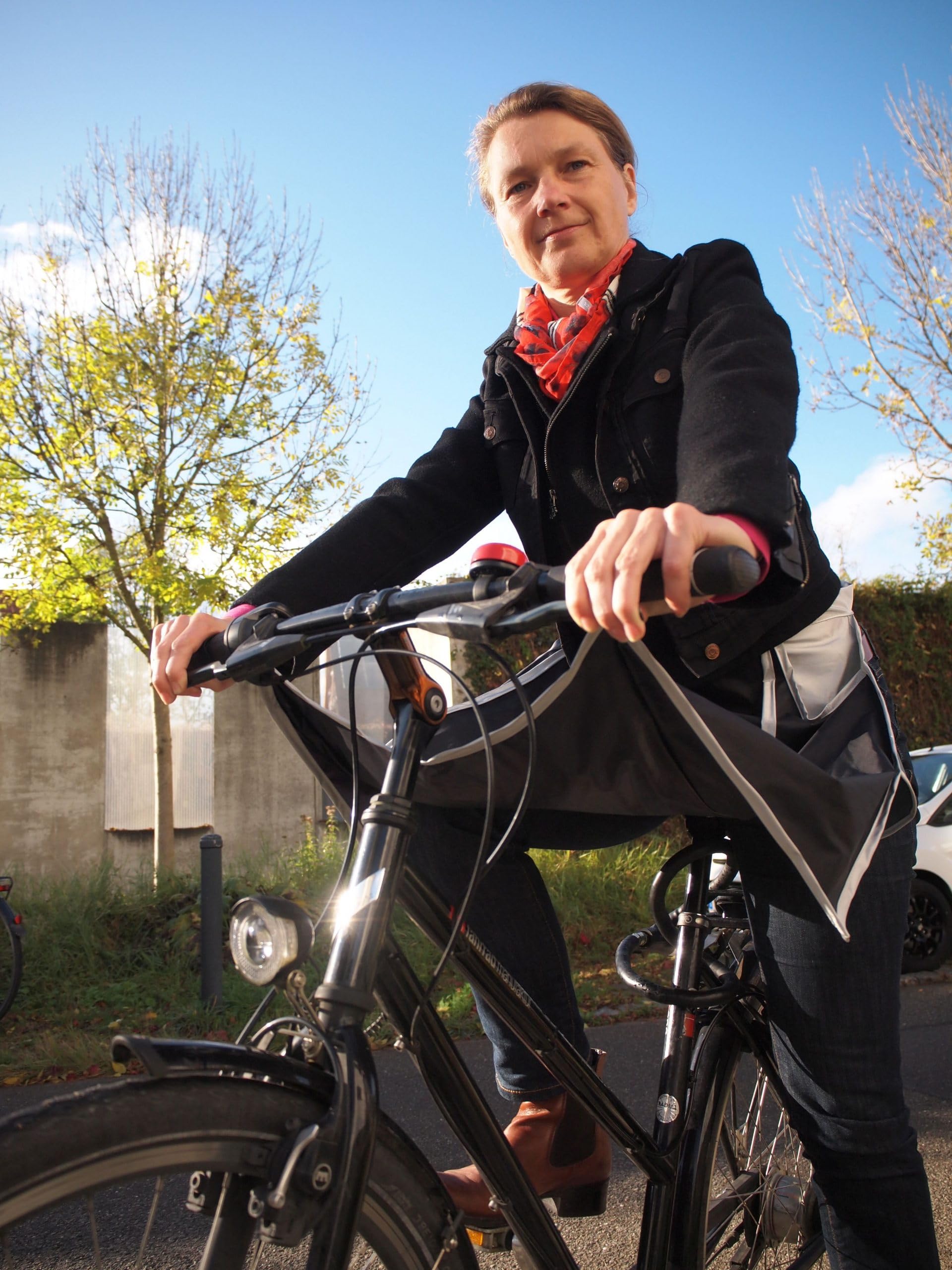 2-in-1 Radfahrer Regenschutz