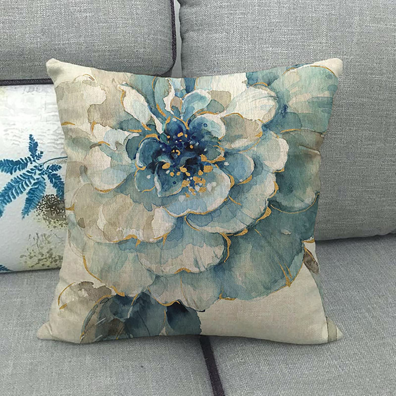 Cuscino in cotone Viso 45 x 45 cm