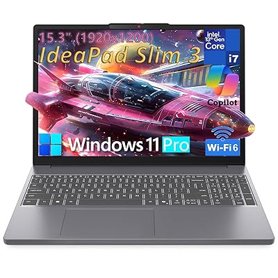 Lenovo 15" Laptop Computer for Home Business, Intel 10-Core i7-13620H (Beat Ultra 7 255U), WiFi 6, Bluetooth 5.2, FHD+ Copilot AI PC, Type-C, Luna Grey, Windows 11 Pro (40GB DDR5 RAM, 1TB PCIe SSD)
