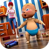 bebé junior tan divertido juego de cuidado de bebés gemelos y recién nacidos en 3D: juegos gratuitos de simuladores de madres y bebés