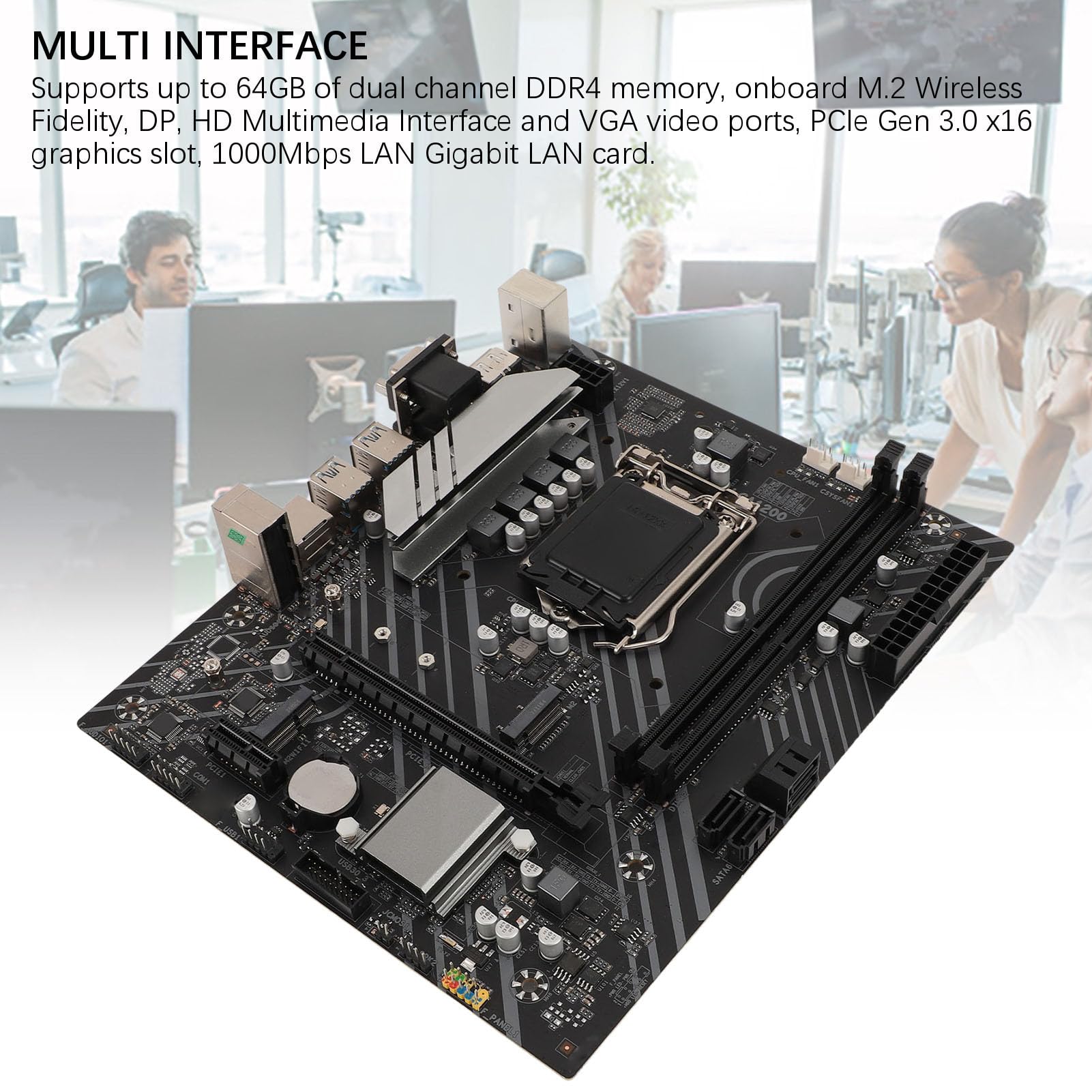 Amazon.com: Z490 Gaming Plus Motherboard, LGA 1200 225x190mm ATX
