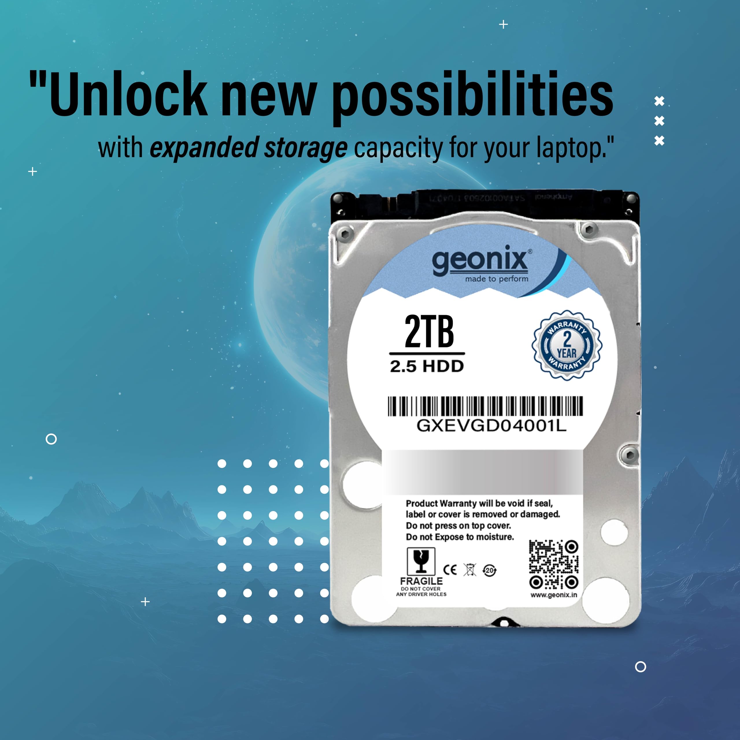 Amazon.in: Buy GEONIX 2TB Laptop Hard Drive, 2.5 Inch HDD SATA 6