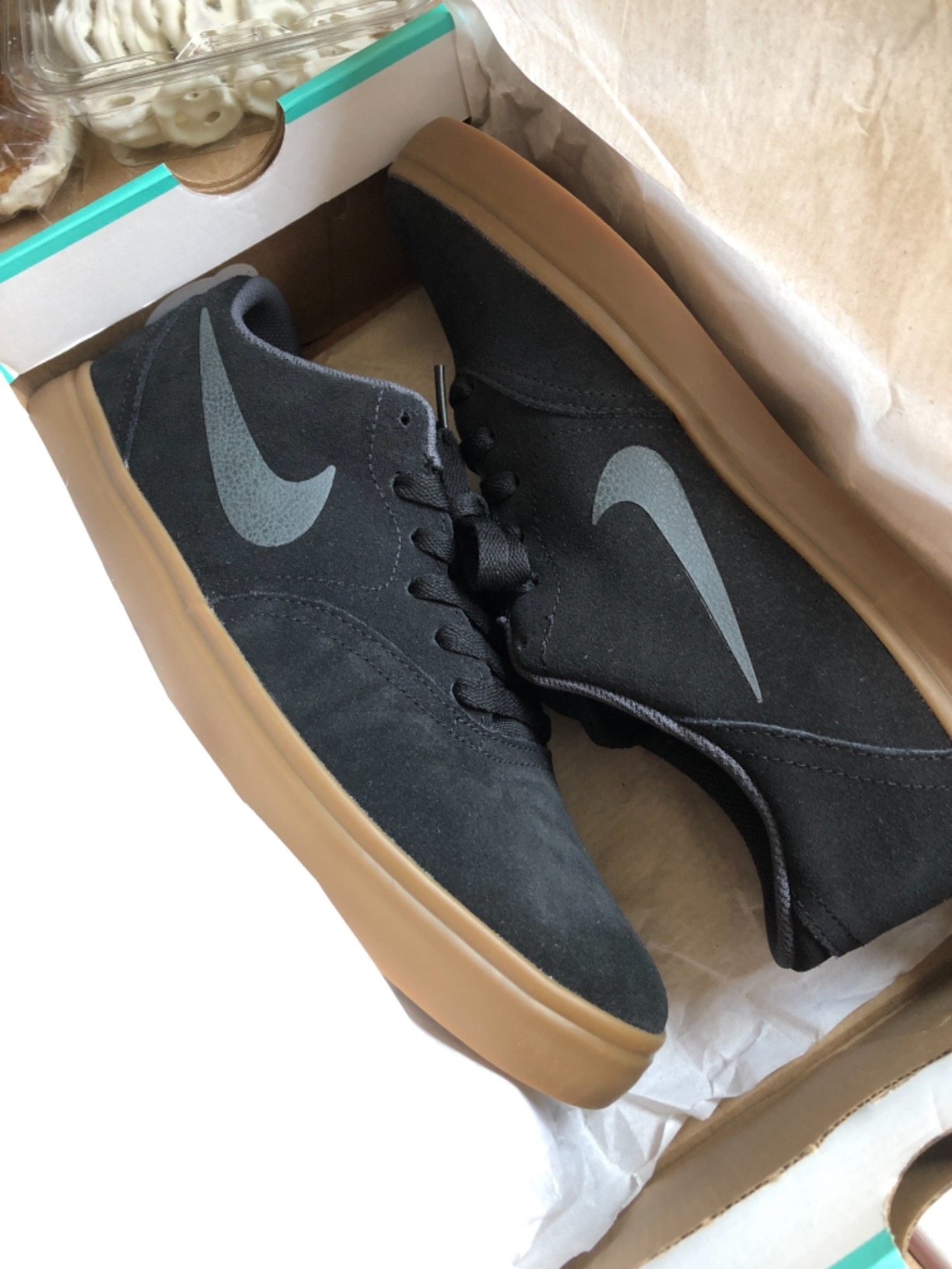 nike sb check solarsoft brown