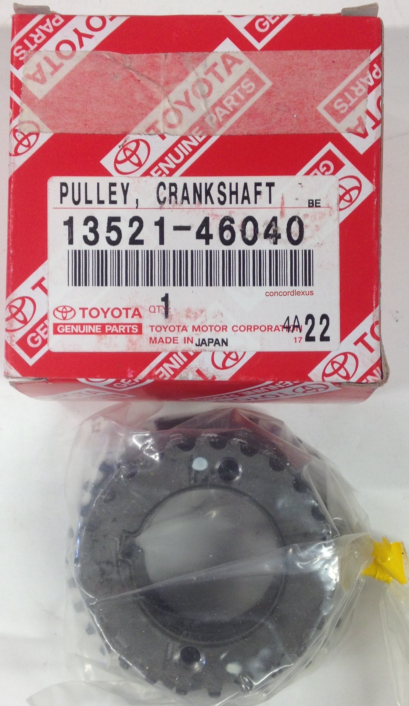 Amazon.com: Lexus 13521-46040, Engine Timing Crankshaft Sprocket