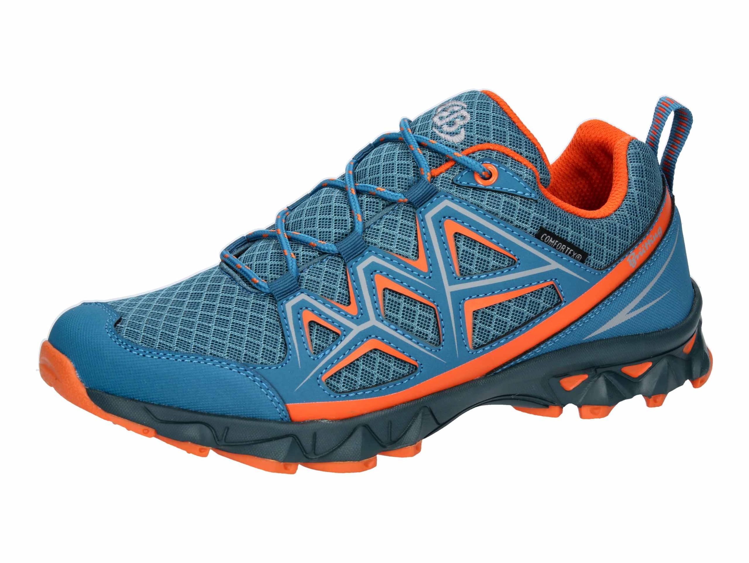 Brütting Unisex's Power Walking Shoes, Petrol Orange, 8 UK