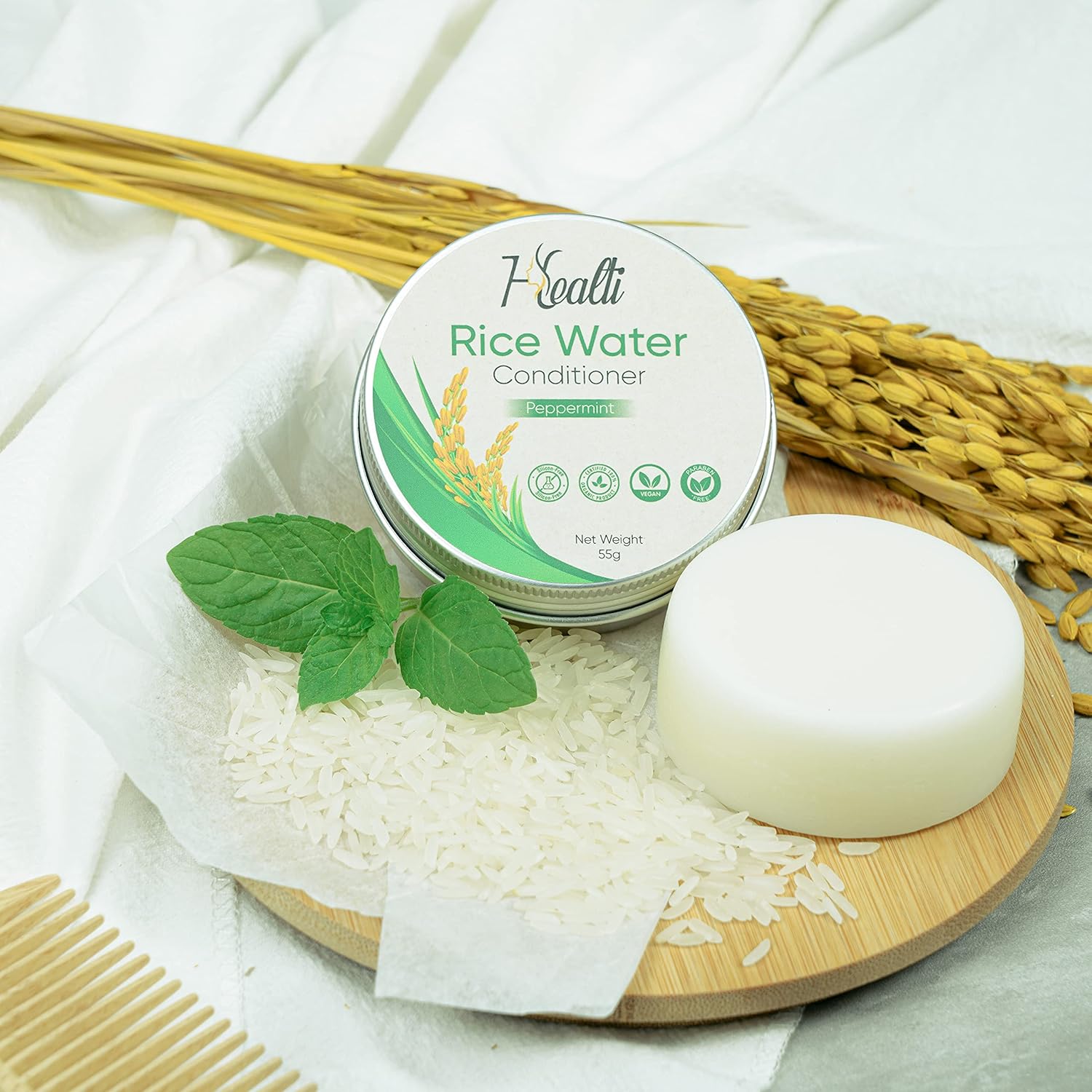 Healti Rice Water Shampoo and Conditioner Rice Water for
