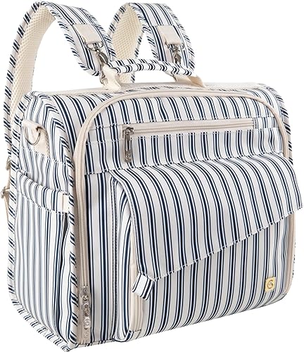 ALLCAMP - Bolsa de pañales grande, cochecito de bebé, convertida en una bolsa de mano