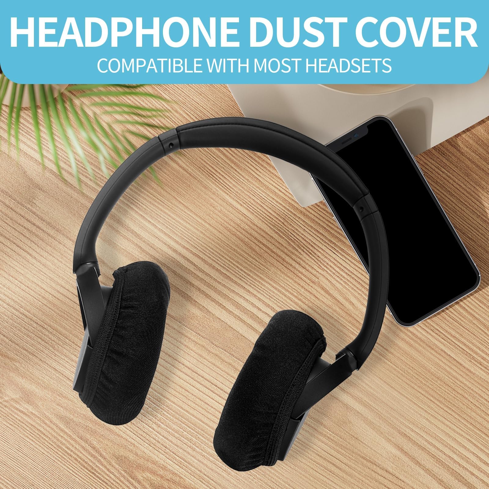 Housses Lavables Pour Coussinets De Casque - Lot De 4, Extensibles, Tissu Respirant, Protection Contre La Sueur