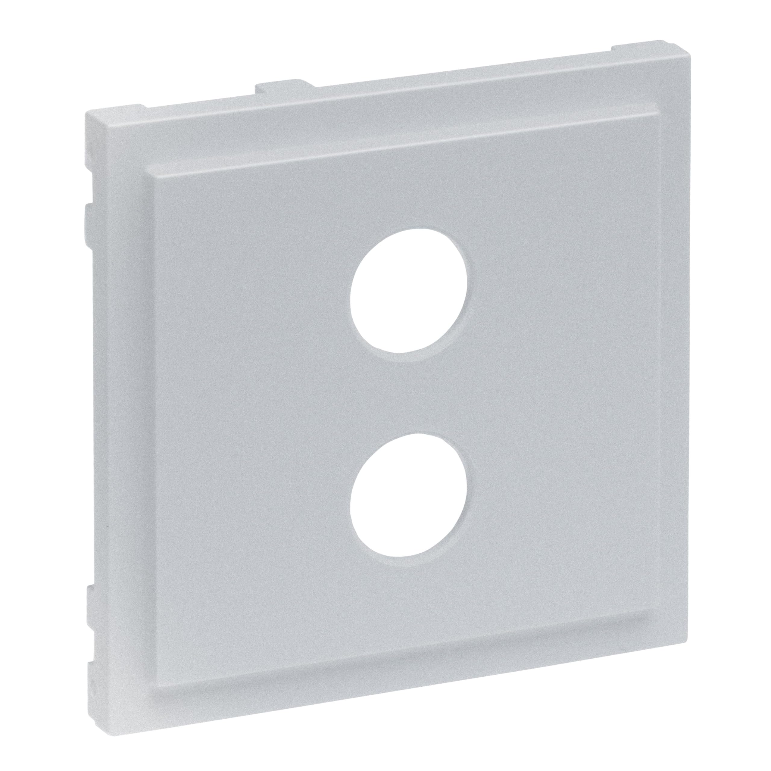 LEGRAND, Seano 765278 Cover for Loudspeaker Junction Box 1-Gang 4 mm Sockets Painted Aluminium
