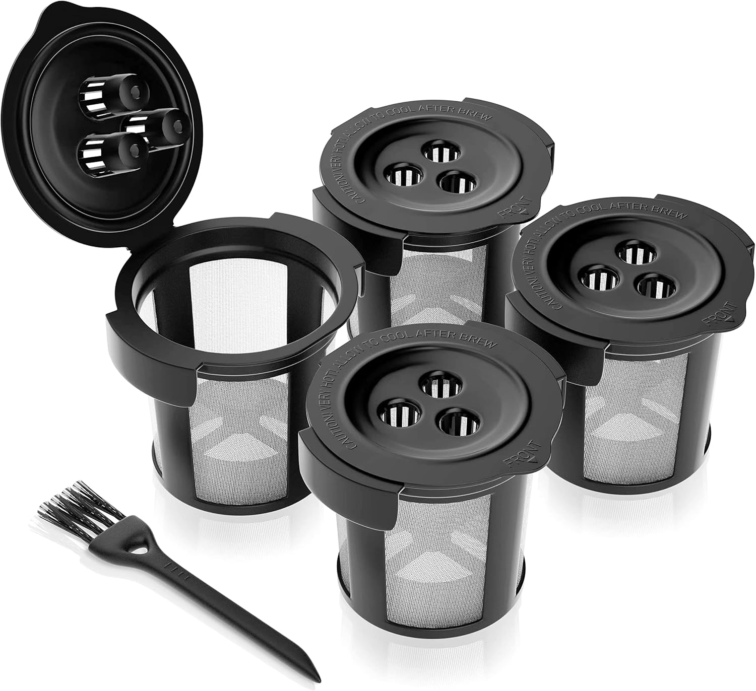 4 Ninja K Cup Reusable Pod for Ninja Dual Brew Pro