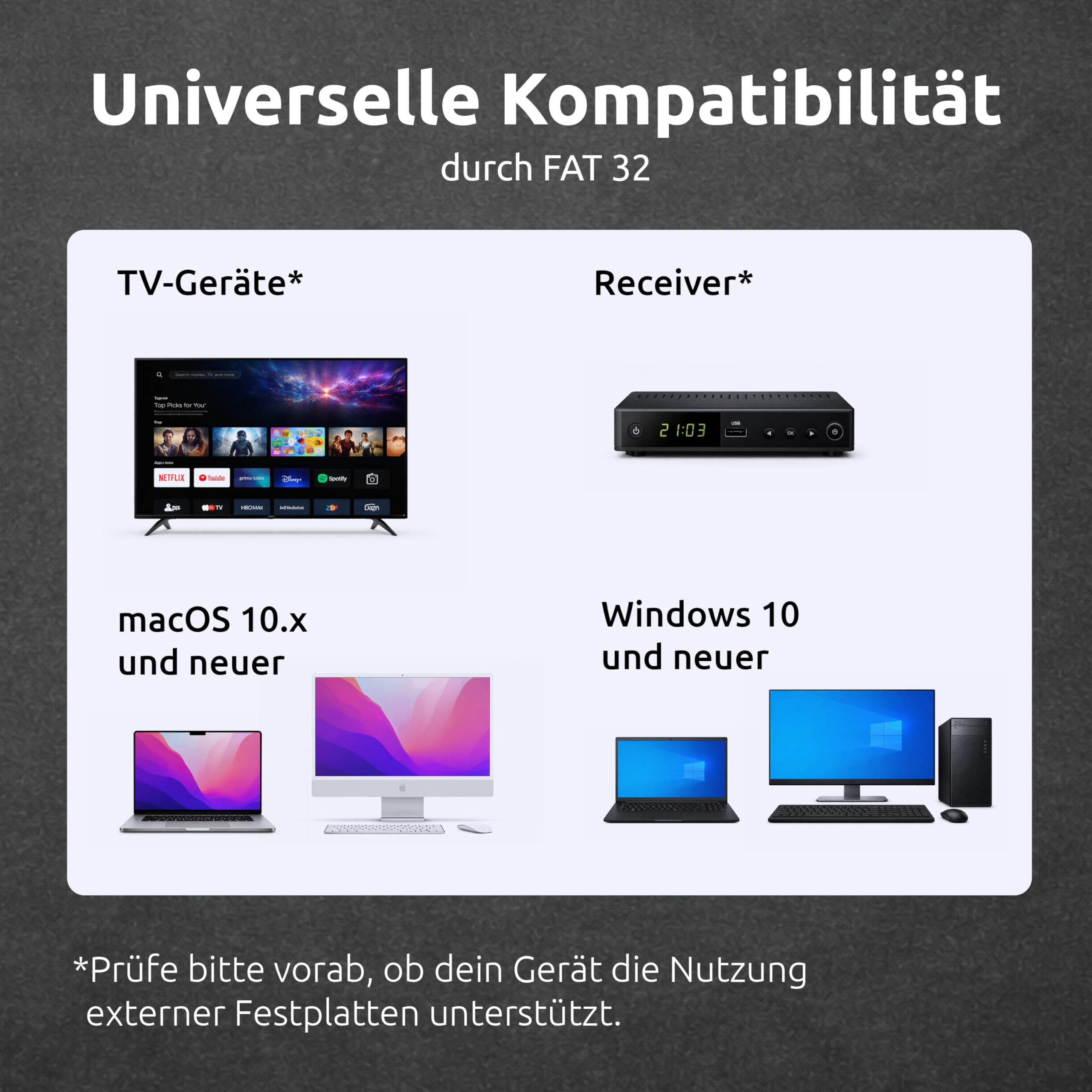 Intenso 1 TB Memory Play - Hard Disk Esterne Portatile, USB 3.2 Nero