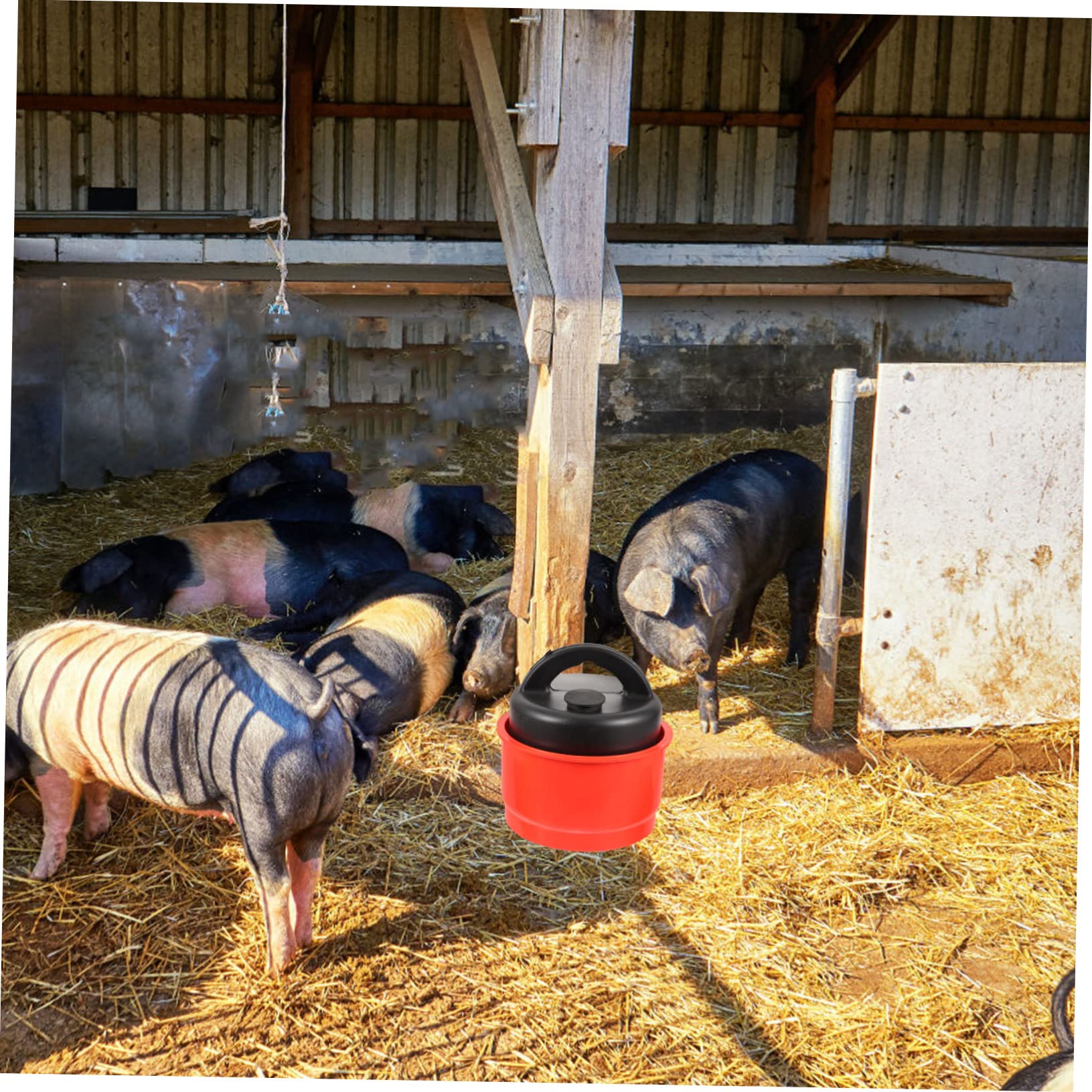 Gogogmee Pig Farm Manure Leakage Drain Valve Professional Sewer Valve Daily Use Pipe Valve Sturdy Pipe Plug Farm Manure Drain Valve Farm Sewer Valve Farm Pipe Plug Pig Farm Supply Plastic