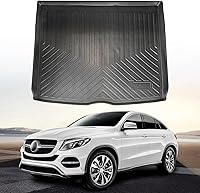 Vista 2 de Forro de carga prémium para Mercedes Benz GLE Class 2020-2025 – Tapete de carga personalizado para maletero de automóvil – Tapete de carga negro
