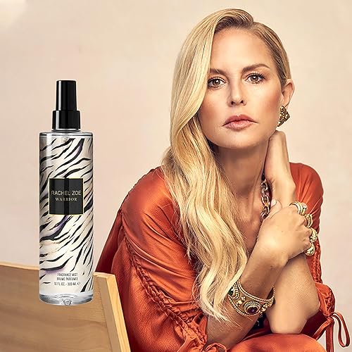 Miniatura 8 de RACHEL ZOE Warrior - Fragancia en espray corporal para mujer, rocío corporal con notas de magnolia, mandarina y rosa, fragancia para cabello y
