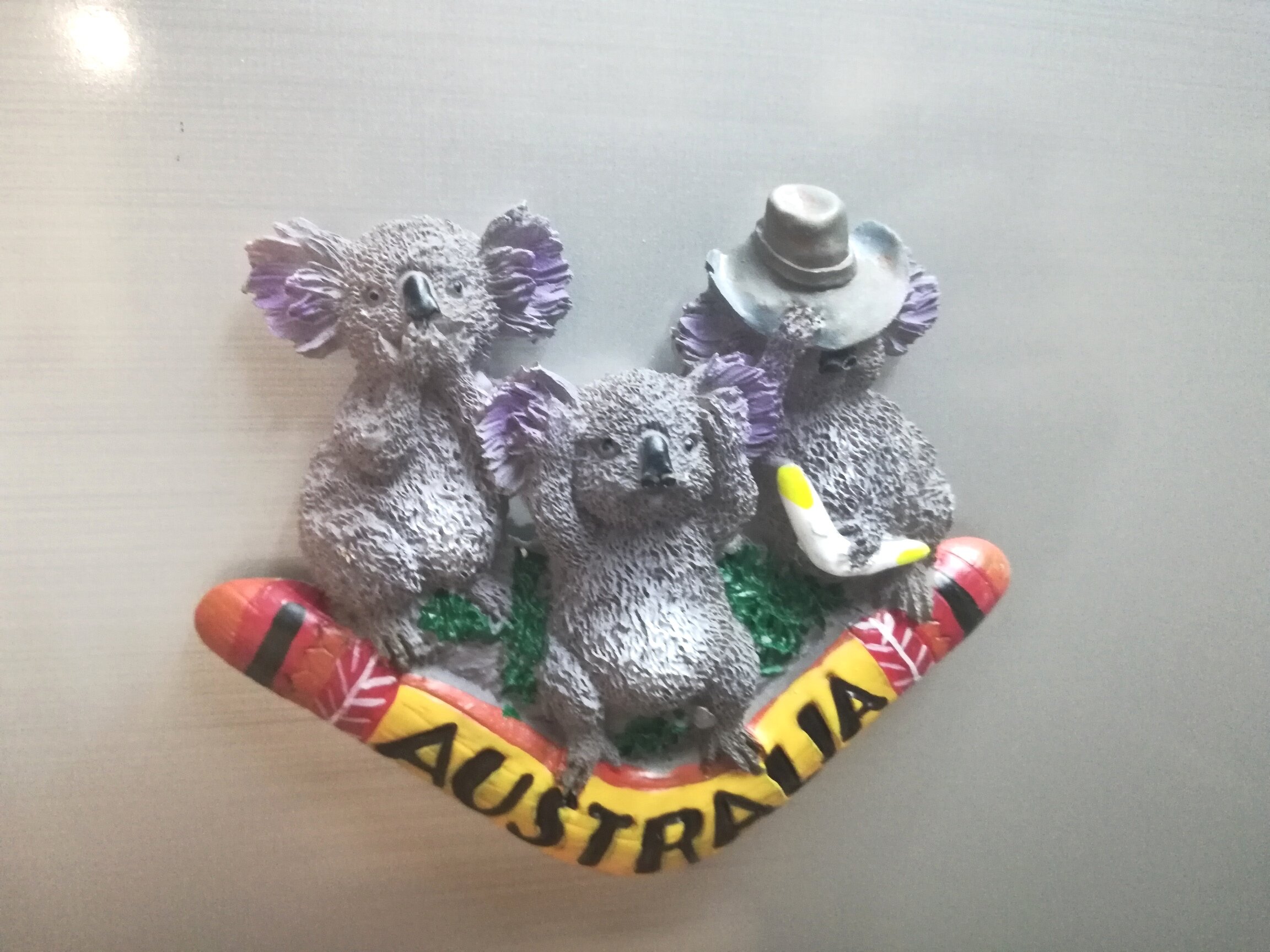 Calamita frigorifero animali selvatici Australia canguro koala anatra