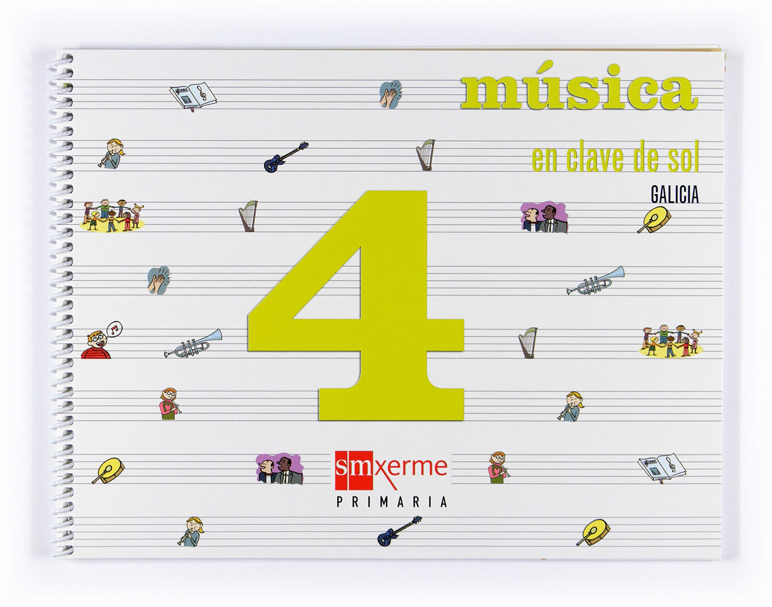 Música, En clave de sol [Gallego]. 4 Primaria. Galicia - 9788498540598