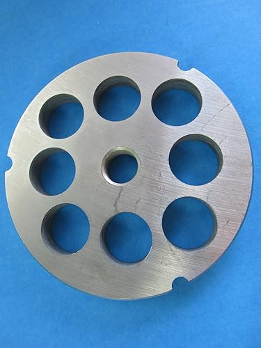 #32 x 3/4 "curso de molienda de acero inoxidable disco de la placa de la picadora de carne para Hobart LEM Cabelas Universal MTN y otros