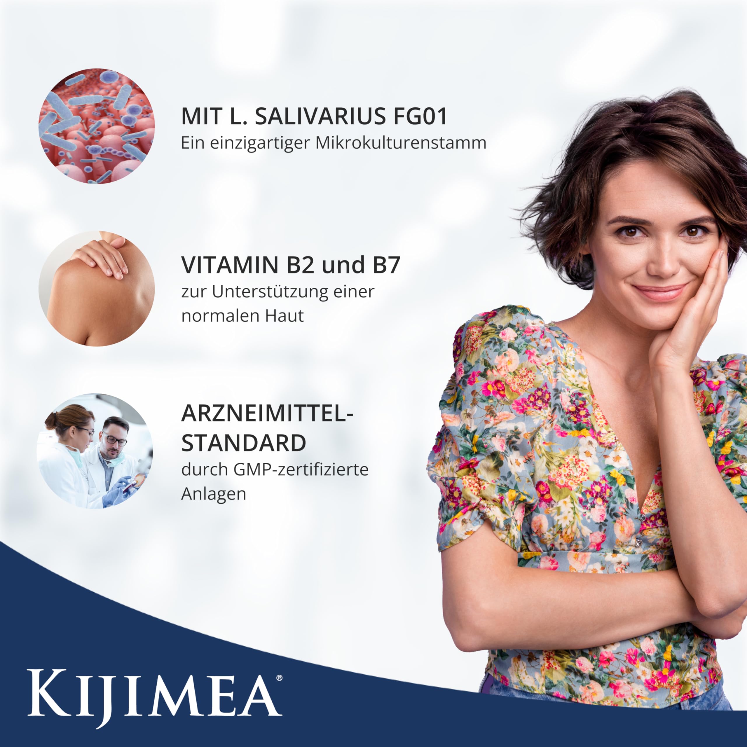 Kijimea Derma – Zur Unterstützung einer normalen Haut – vegan, glutenfrei, laktosefrei, 42 Sachets
