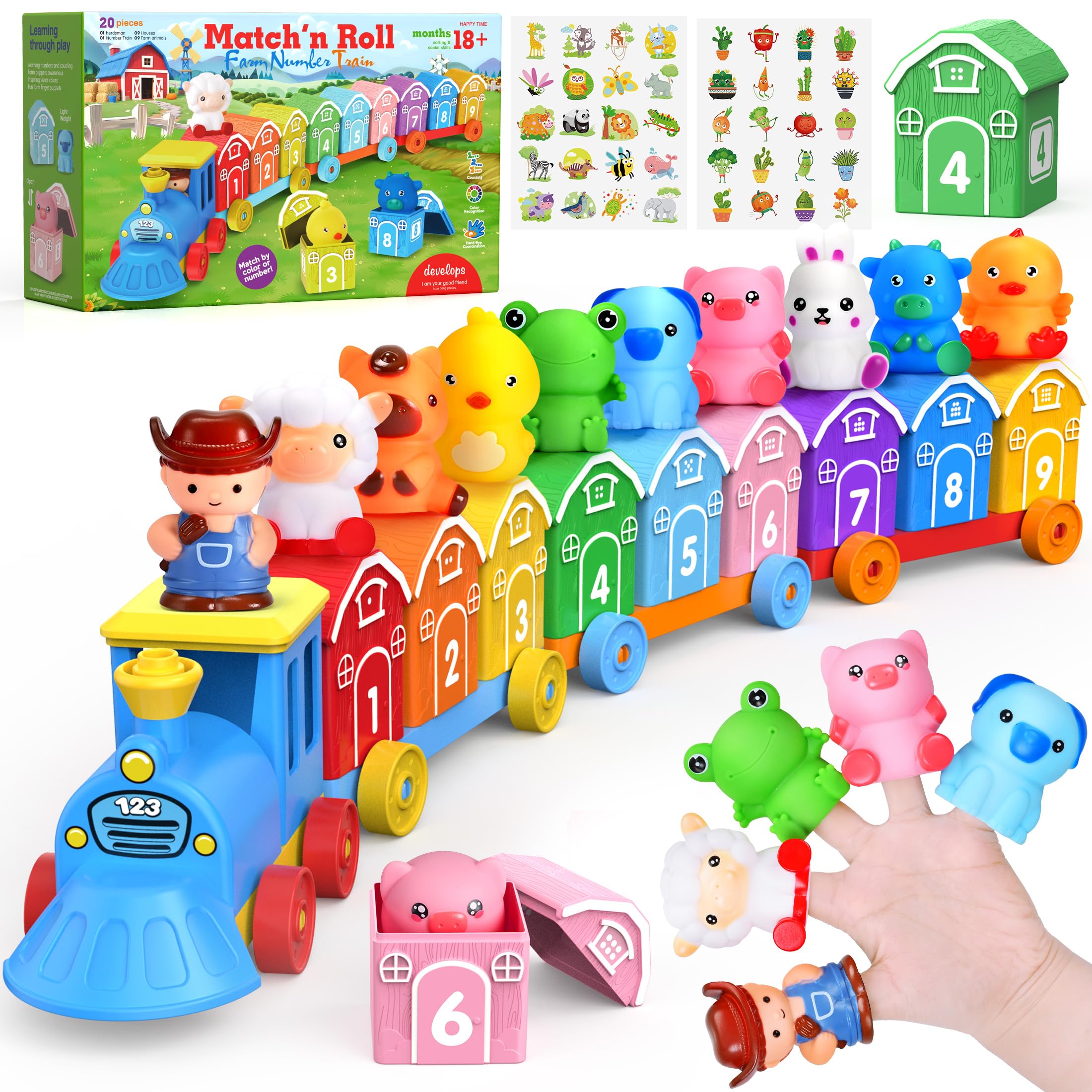 GooMags Farm Train Set