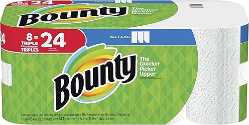 Bounty Select-A-Size - Toallas de papel, 8rollos triples