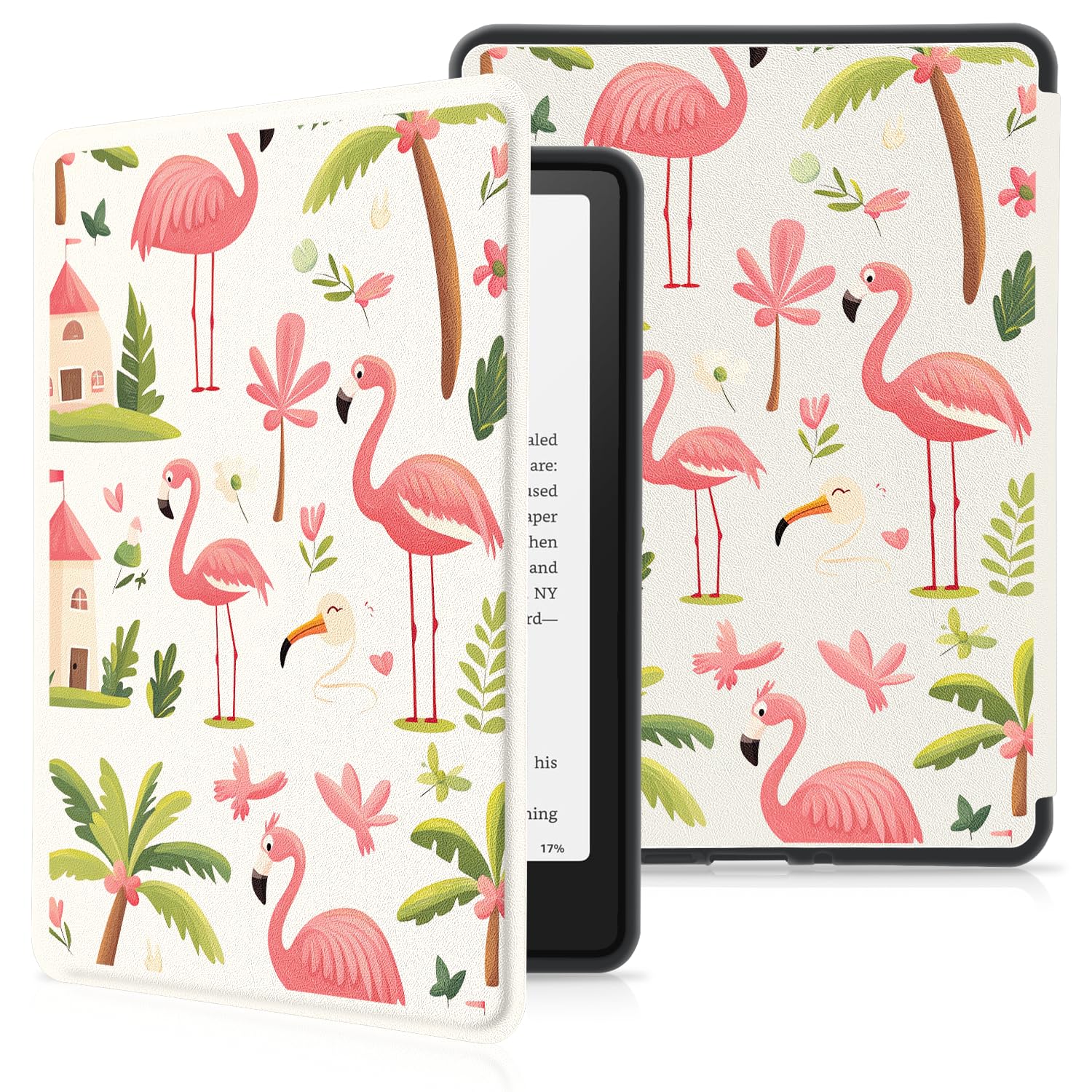 Amazon.com: VibrantFruitique Cute Flamingo Case for 7