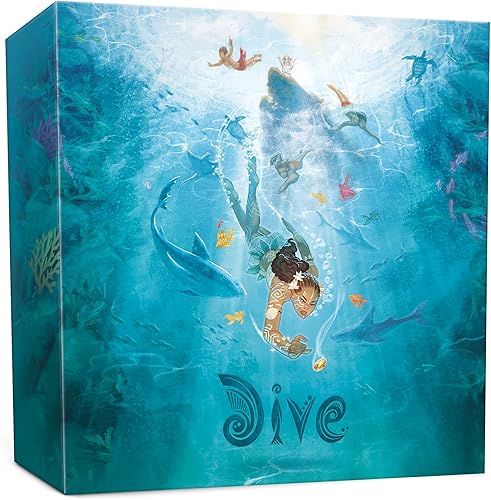 Juego de mesa de buceo  Tarjetas únicas de océano transparente, empuja tu suerte, atrapa un paseo en una tortuga marina o delfín  Primero en 23 disponible en Yaxa Venezuela