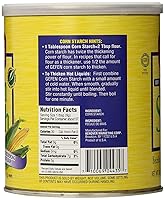 Vista 2 de Gefen Almidón de maíz, 100% puro, recipiente de 16 onzas con tapa resellable, Kosher, gran alternativa a la harina, el doble del poder espesante