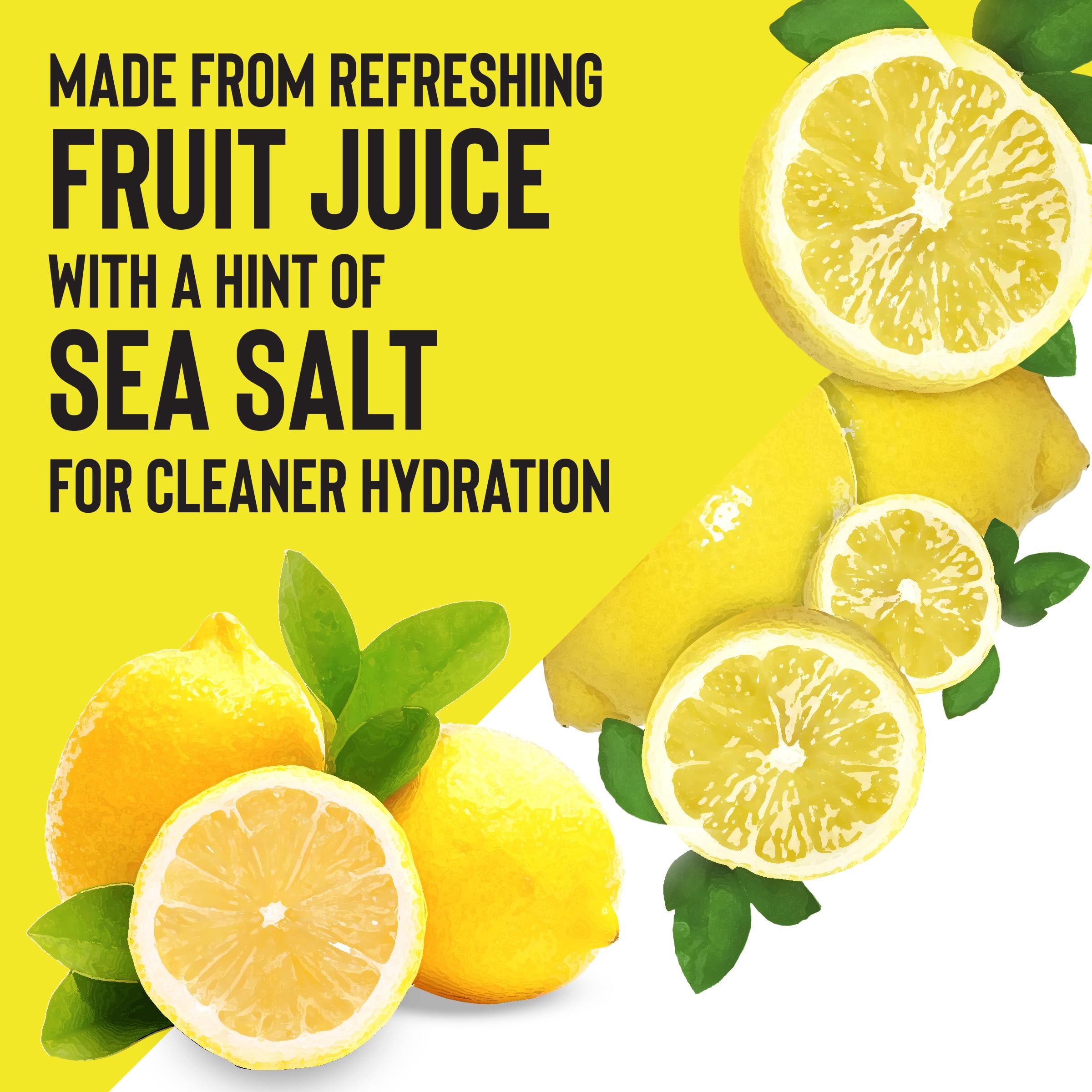R.W. Knudsen Recharge Organic Lemon Sports Drink with Electrolytes, 32 fl oz (Pack of 6)