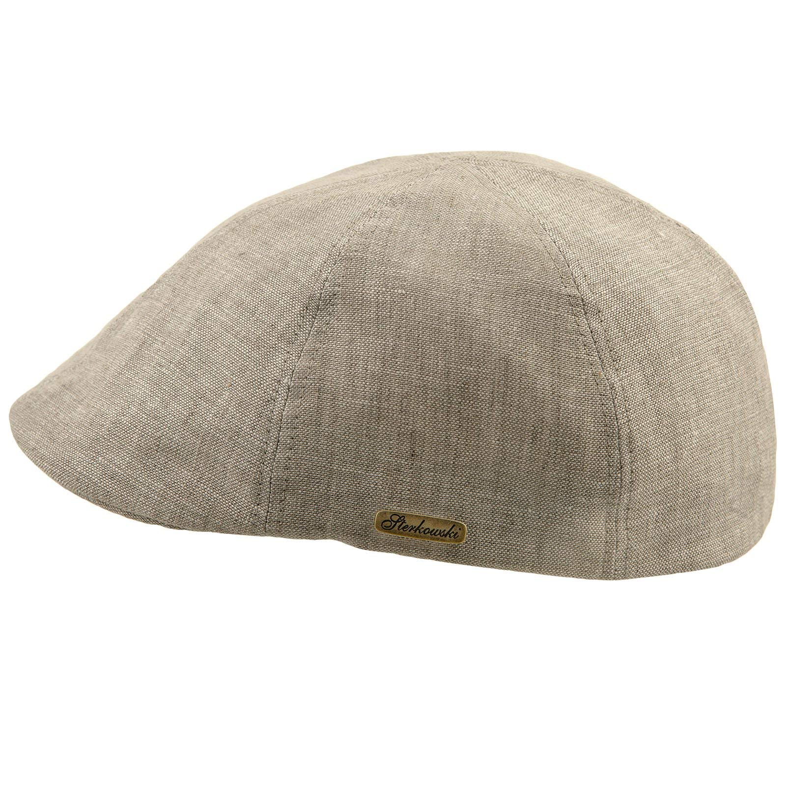 SterkowskiRusty Cap | 100% Linen Duckbill Cap For Men and Women | Light Breathable 6 Panels Cap without Lining