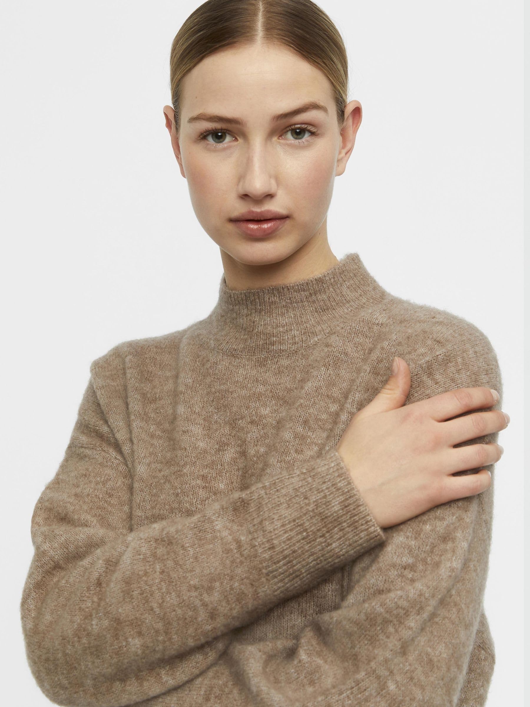 Object Sweter Kobiety Objellie L/S Knit Tunic Noos