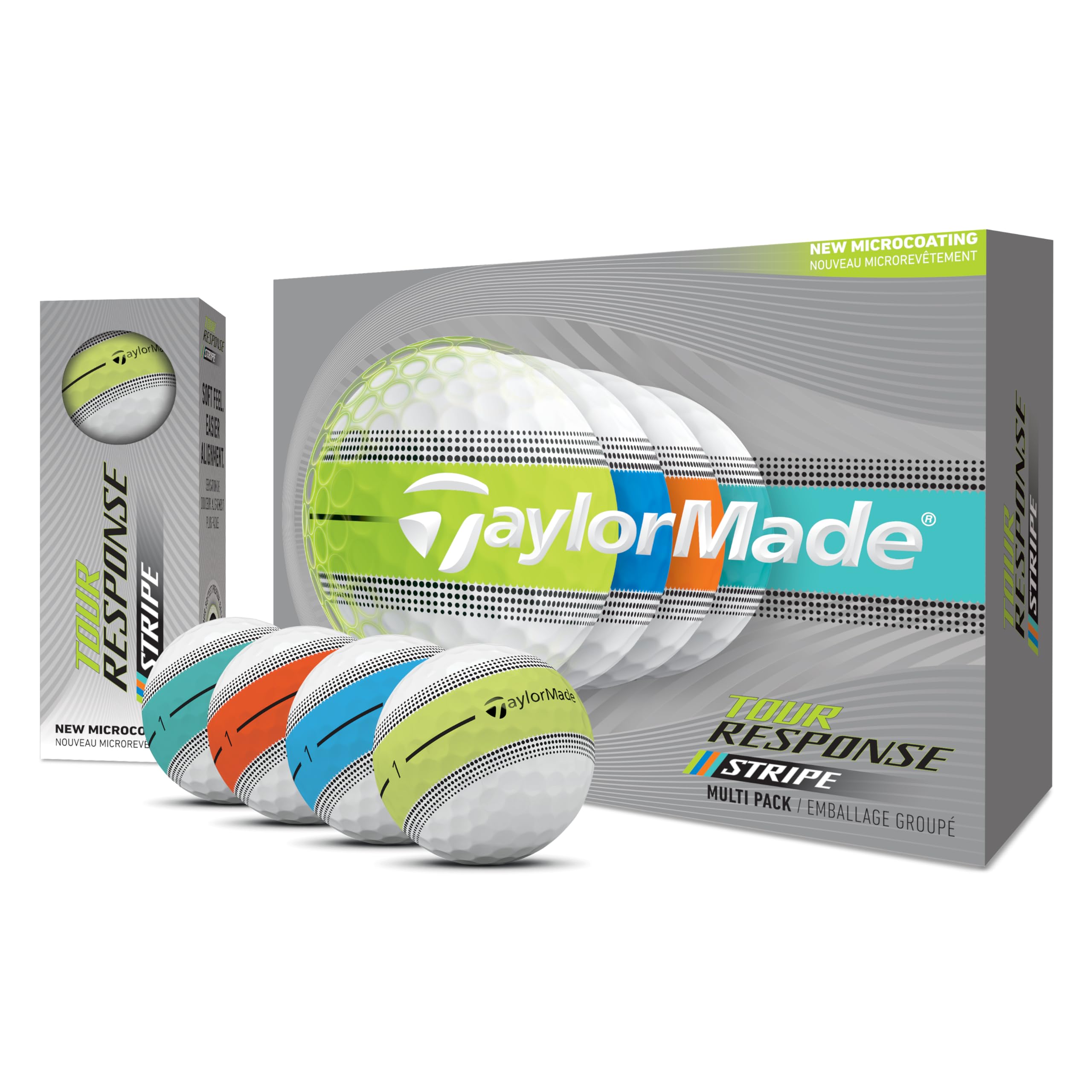 Taylormade Paquete múltiple de Rayas de Respuesta de Golf Tour una docena