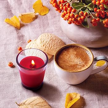 Amazon.com: 20 Packs Red Votive Candles with Clear Glass