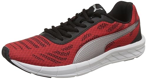 Puma Men Meteor IDP Sports Shoe, 8 UK, Red