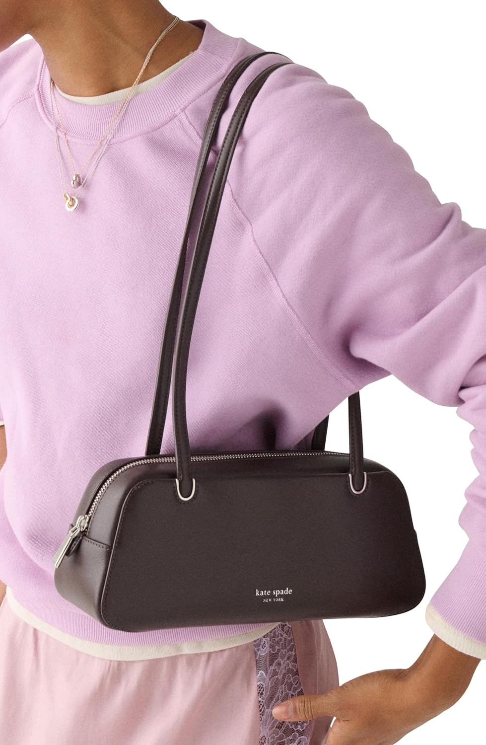 kate spade new york womens Grace Fine Leather Shoulder Bag - Image 4