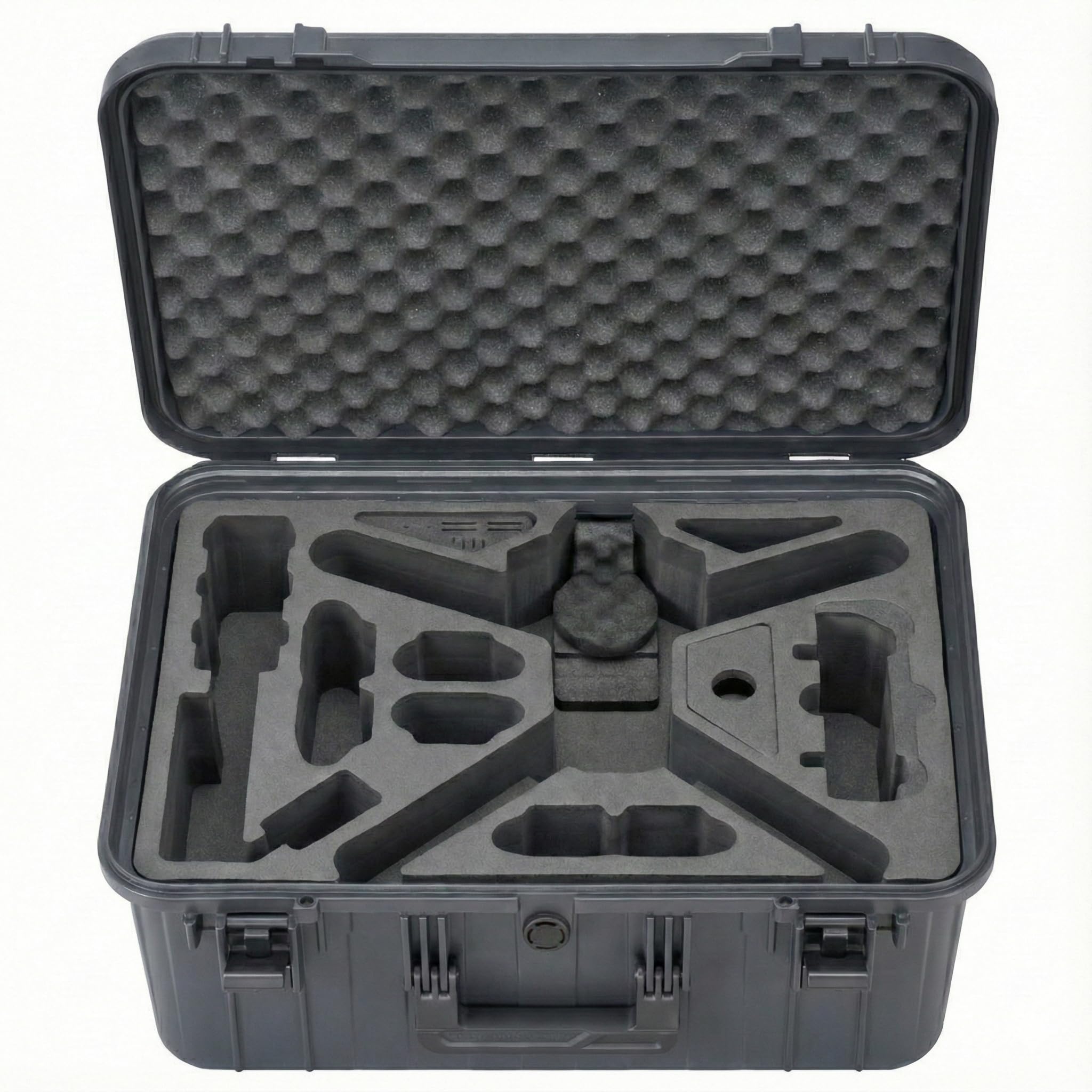 TOMcase Drohnenkoffer „Ready-to-Fly” für DJI Mavic 4 Pro | Koffer für Fly More/Creator Combo, mt RC2/RC Pro 2 – Hardcase wasserdichter ECO Schutzkoffer – Made in Germany