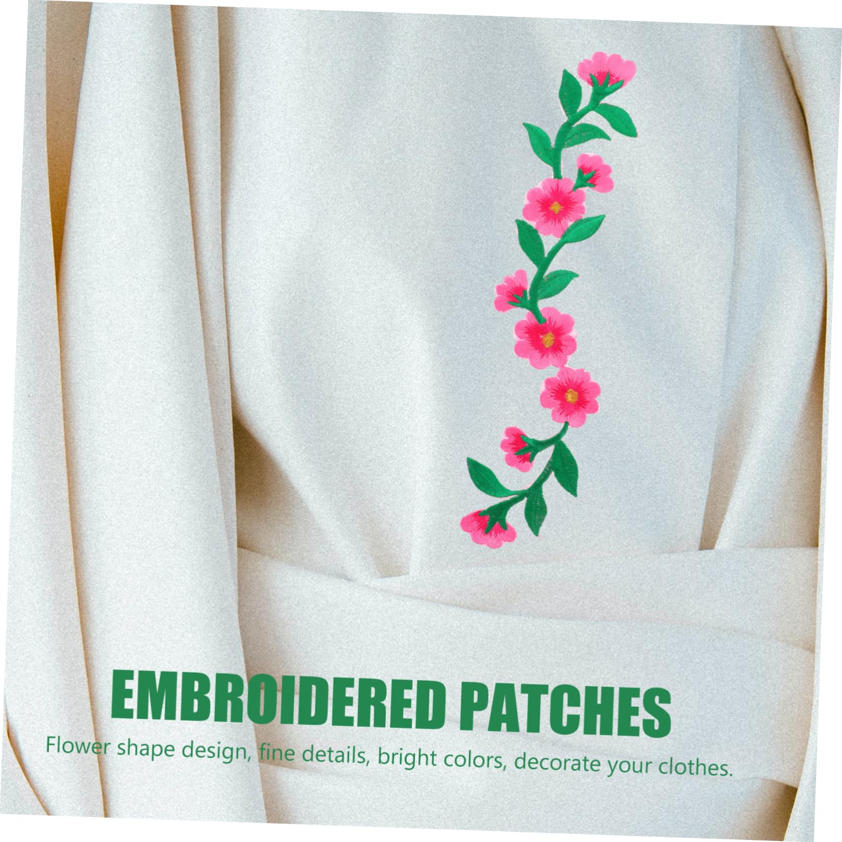 TEHAUX 30pezzi Patches Floreali Ricamati Termoadesivi Per Abbigliamento Jeans e Scarpe Decorazioni Eleganti Per Riparazioni e Personalizzazioni Fashion