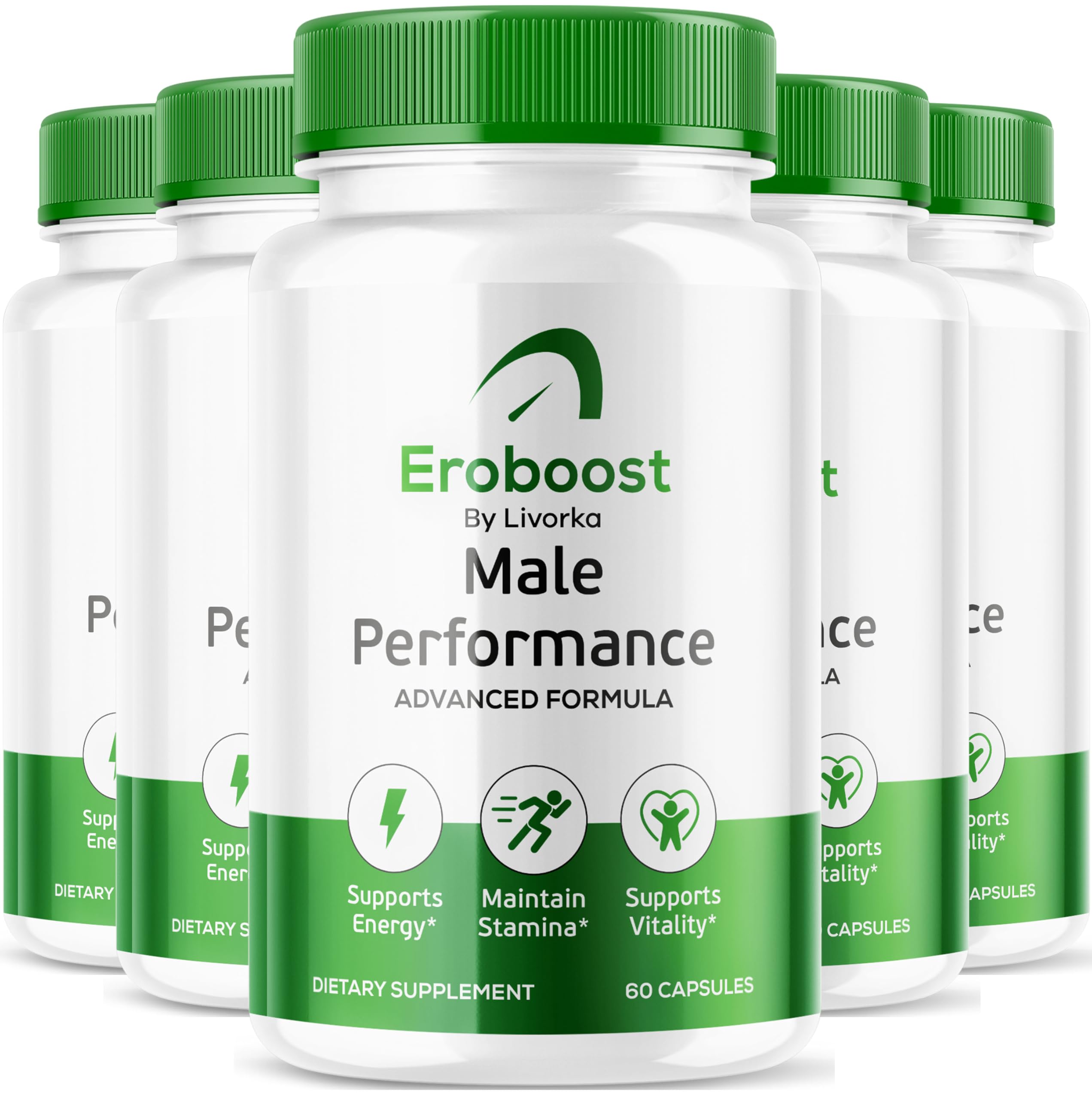 Suplemento Eroboost para hombres (paquete de 5): pastillas Ero Boost oficiales, cápsulas de soporte EroBoost, fórmula avanzada EroBoost, suplemento EroBoost, Ero Boost, 300 cápsulas para 5 meses