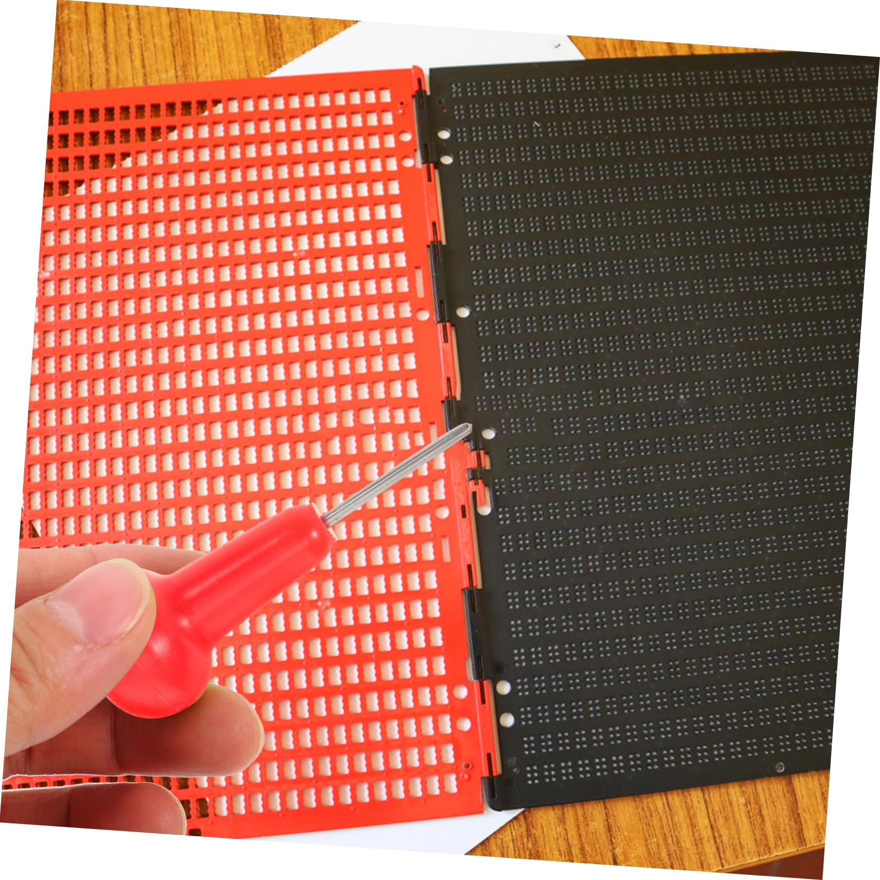 KOMBIUDA Braille Tools Set for Visually Impaired 2pcs Braille Writer Pen Smooth Writing and Easy to Use Design