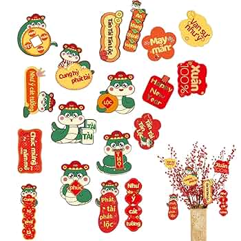 Amazon.co.jp: TQEBWUS 2025 ベトナム旧正月飾り、2025 ベトナム