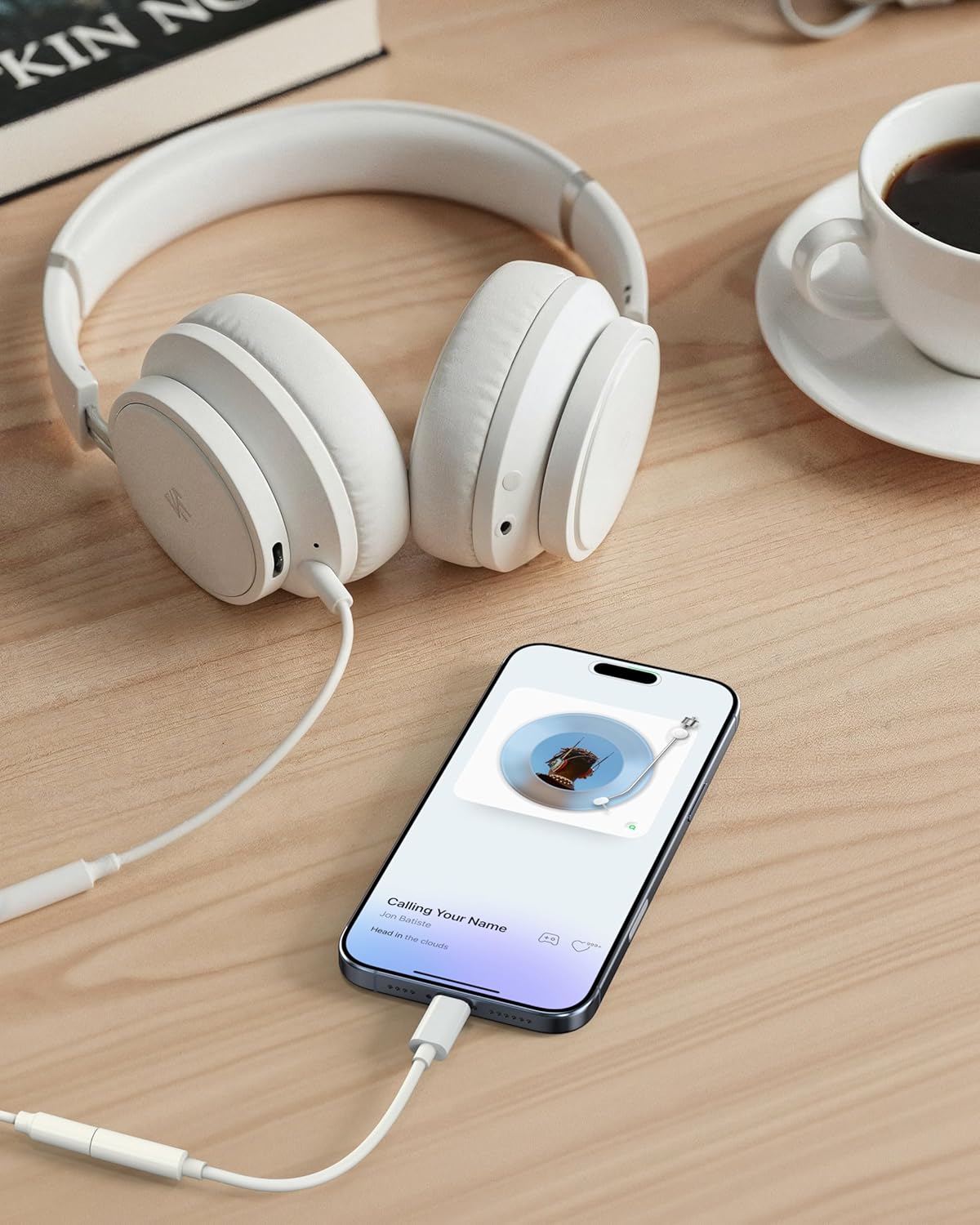 50 Pack USB C to 3.5mm Headphone Jack Adapter for iPhone 17/16/15/Pro Max/Plus, Type C Aux Audio Dongle Cable Cord Compatible with iPad, Samsung Galaxy S25/24/S23/S22/S21, MacBook-White