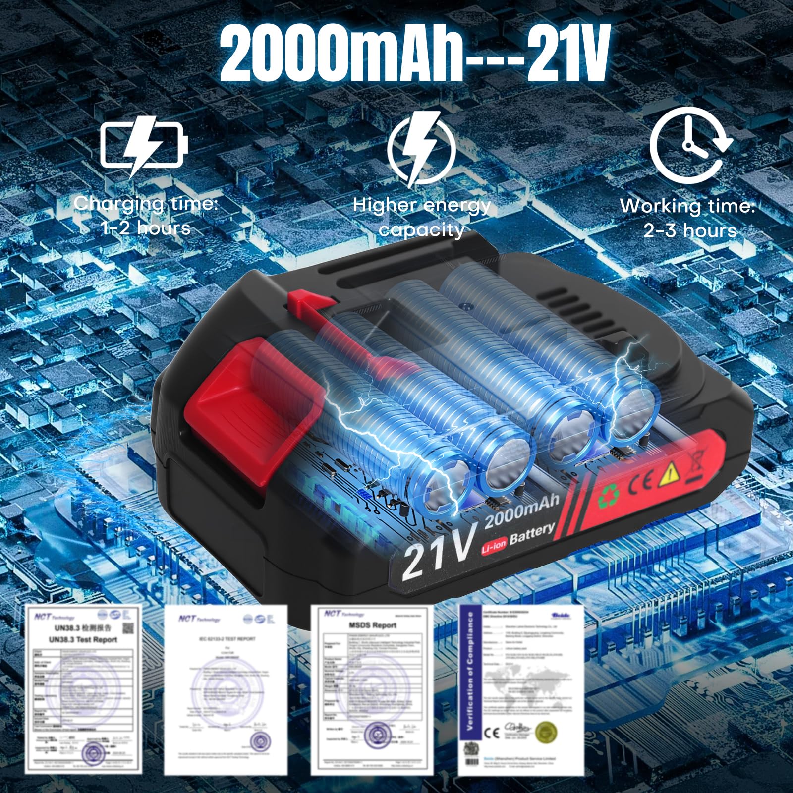 Bostar Tijera de Podar Eléctricas 40MM, Tijera de Podar Inalámbrica Profesional con LCD Pantalla/Baterías 2x2000mAh Hojas SK7 para Jardín Huerta Podar Ramas
