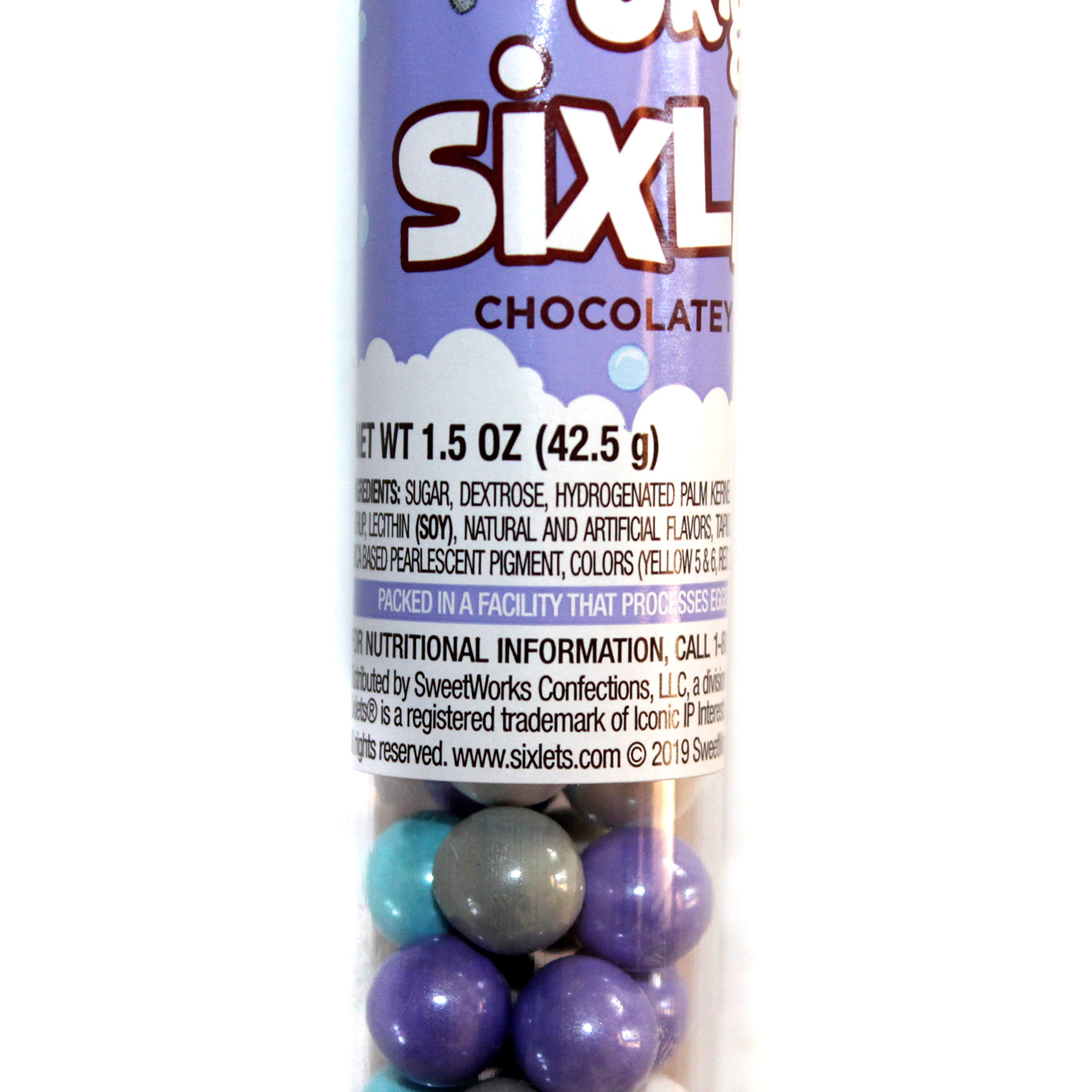 Amazon.com: SweetWorks (2) Tubes Original Sixlets - Chocolatey