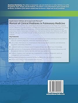 【中古】 Manual of Clinical Problems in Pulmonary Medicine/WOLTERS KLUWER HEALTH/Richard A. Bordow Manual of Clinical Problems in Pulmonary Medicine
