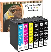 D&C Compatible with Epson 29 29XL for Epson Expression Home XP-430 XP-430 Series XP-235 XP-342 XP-432 XP-435 XP-442 XP-445 XP-452 XP-455 XP-245 XP-247 XP-255 XP-25 7 XP-452 XP-45 (6 Ink Cartridges)