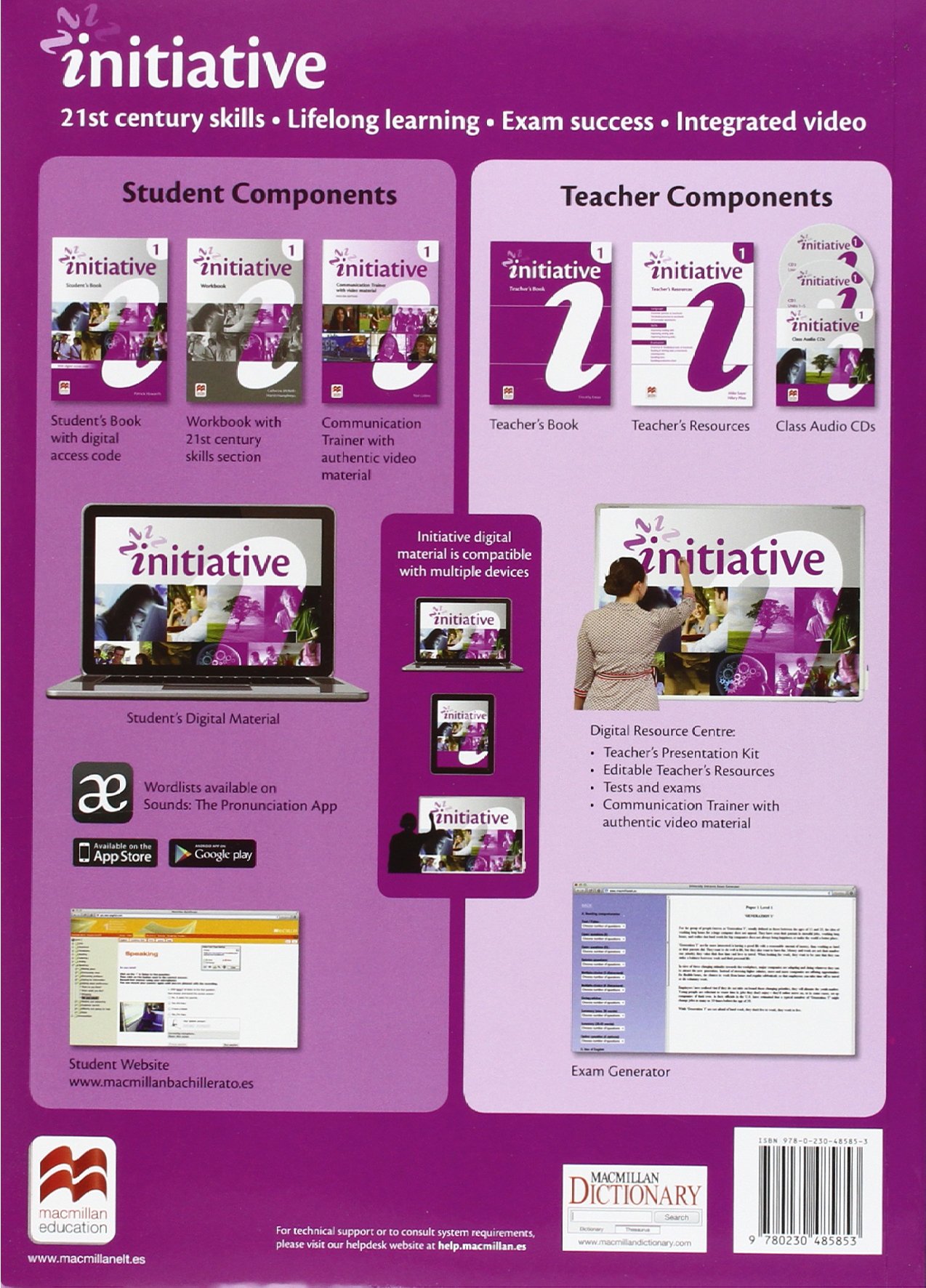 Initiative Level 1 Student's Book Pack Castilian