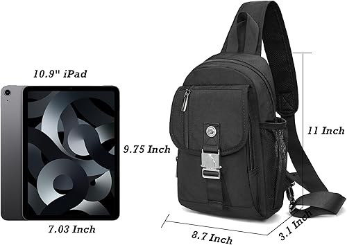 Miniatura 5 de Mochila Nicgid Sling bag crossbody bolsas para tablet ipad al aire libre, senderismo