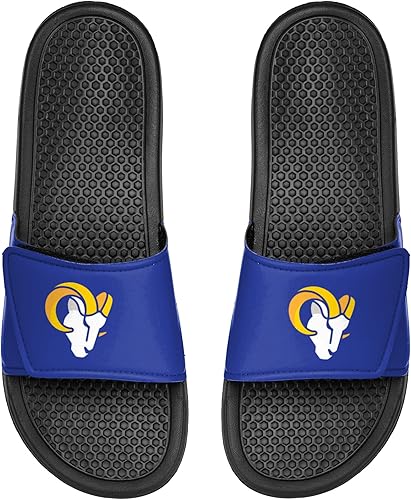 Miniatura 44 de FOCO mens NFL Team Cropped Big Logo Shower Sport Slide Flip Flop Sandals